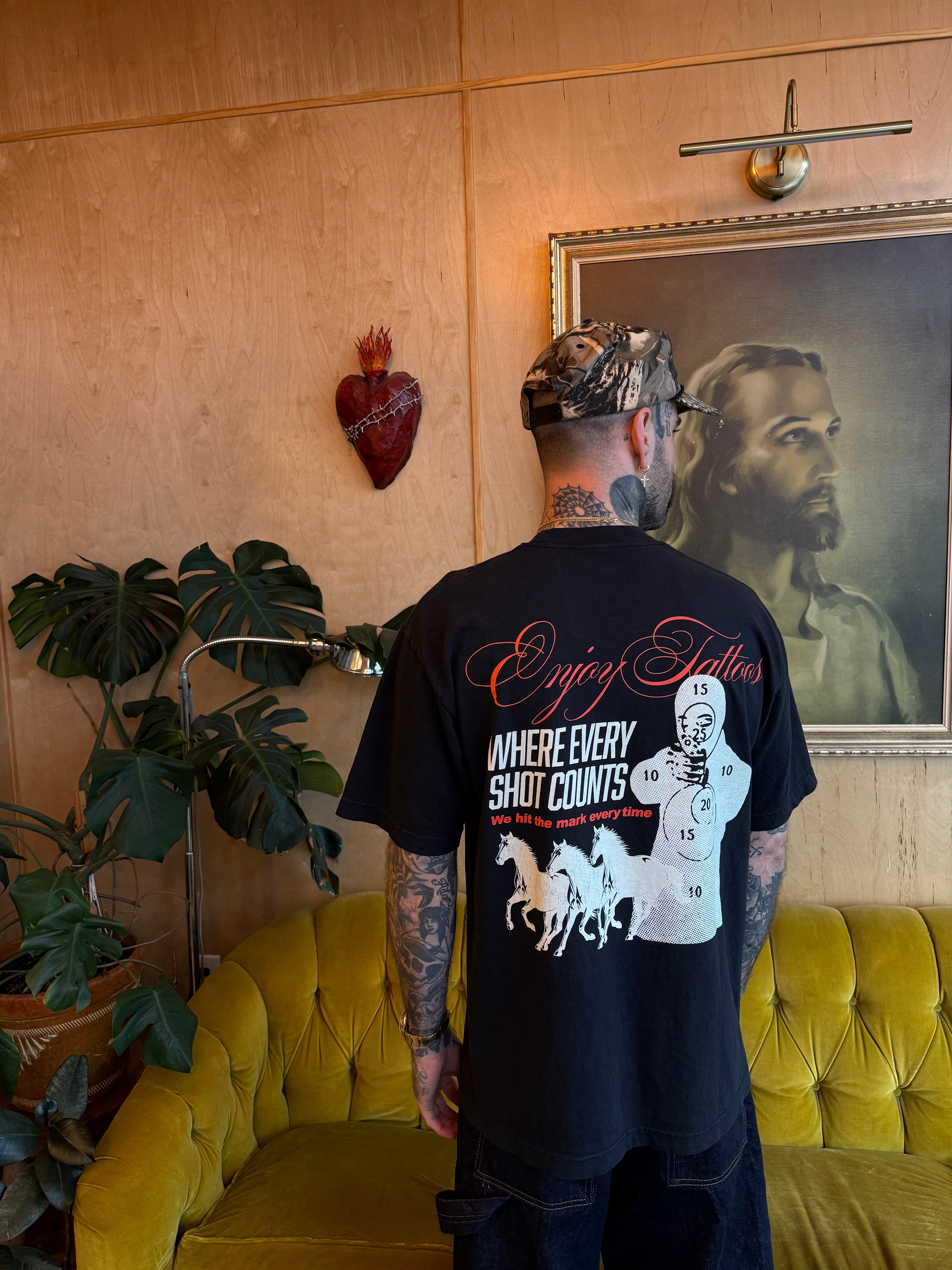 Hit The Mark Black S/S Tee