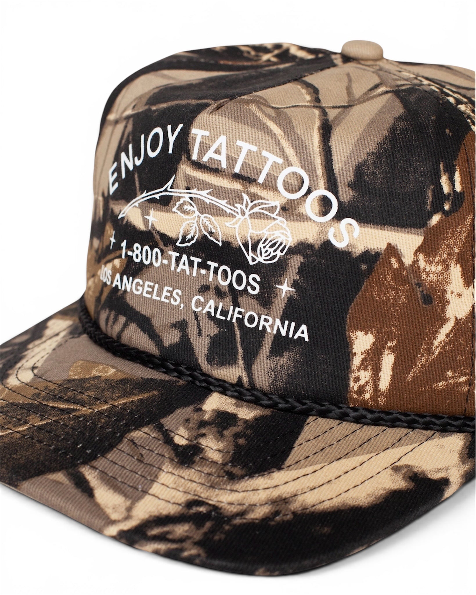 Camouflage Rose Hat