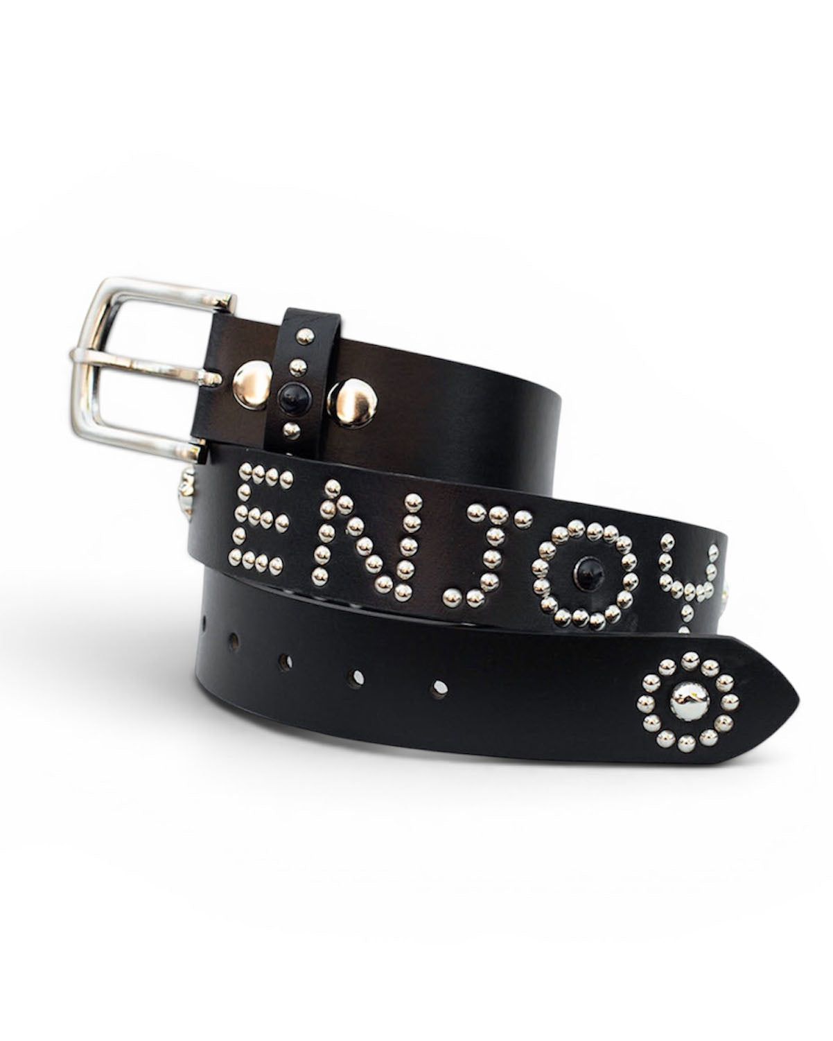 Vintage Stud Belt - Black