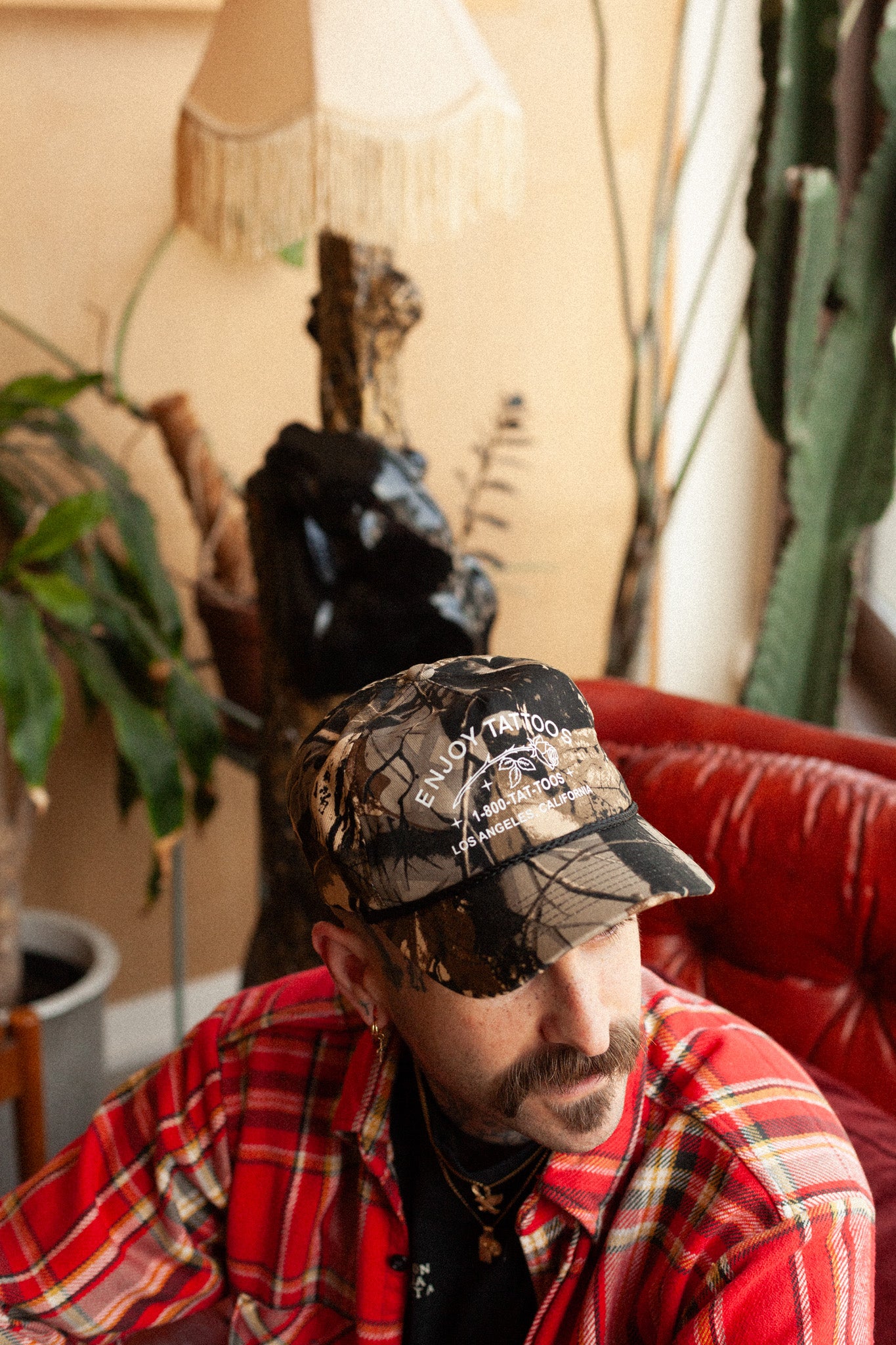 Camouflage Rose Hat