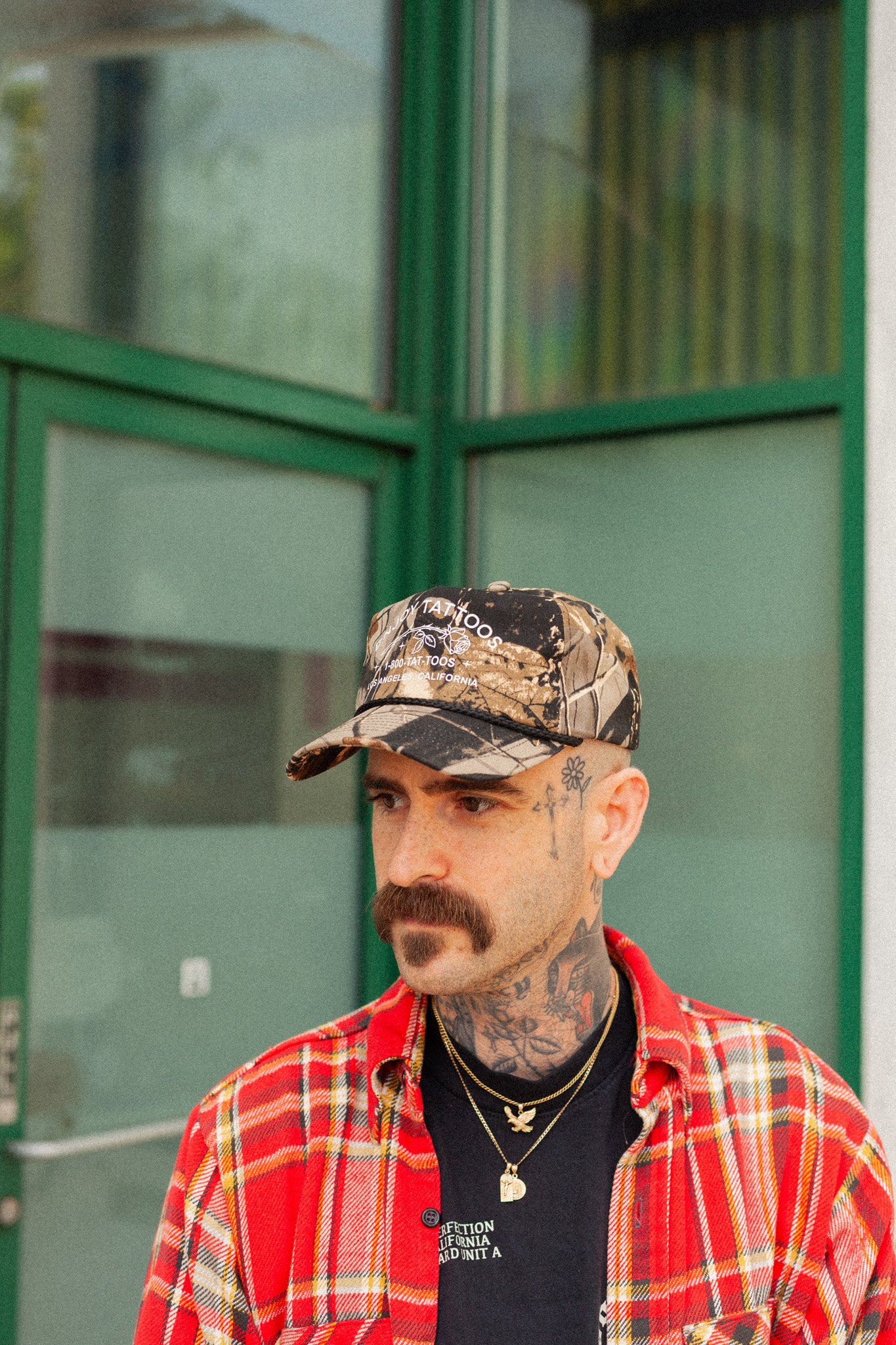 Camouflage Rose Hat